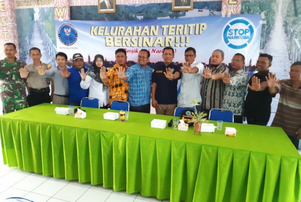 GENCARKAN KELURAHAN BERSINAR, BNNK AJAK MASYARAKAT TERITIP