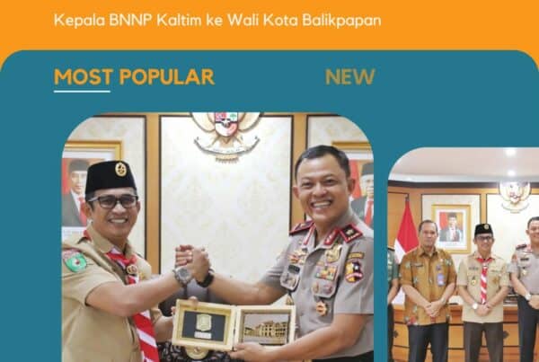 Kunjungan Kerja Kepala BNNP Kaltim ke Wali Kota Balikpapan
