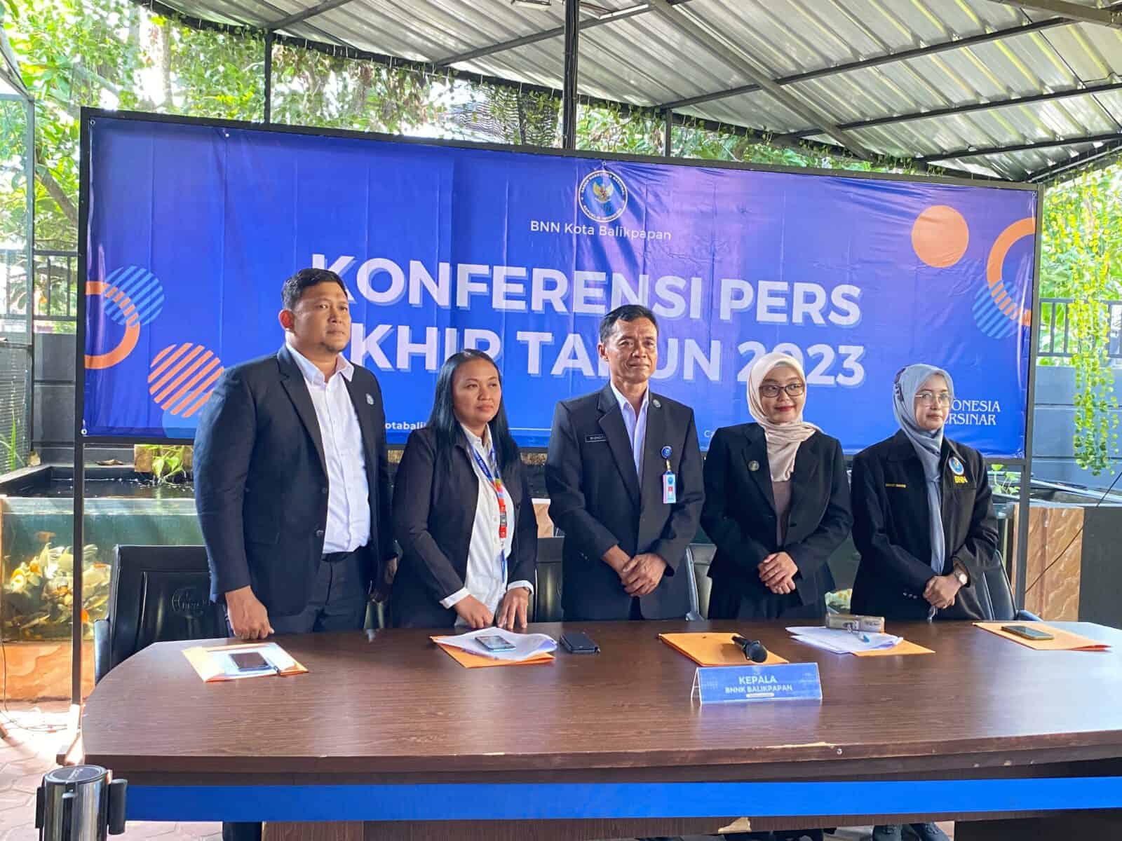 Siaran Pers Akhir Tahun 2023 BNN Kota Balikpapan