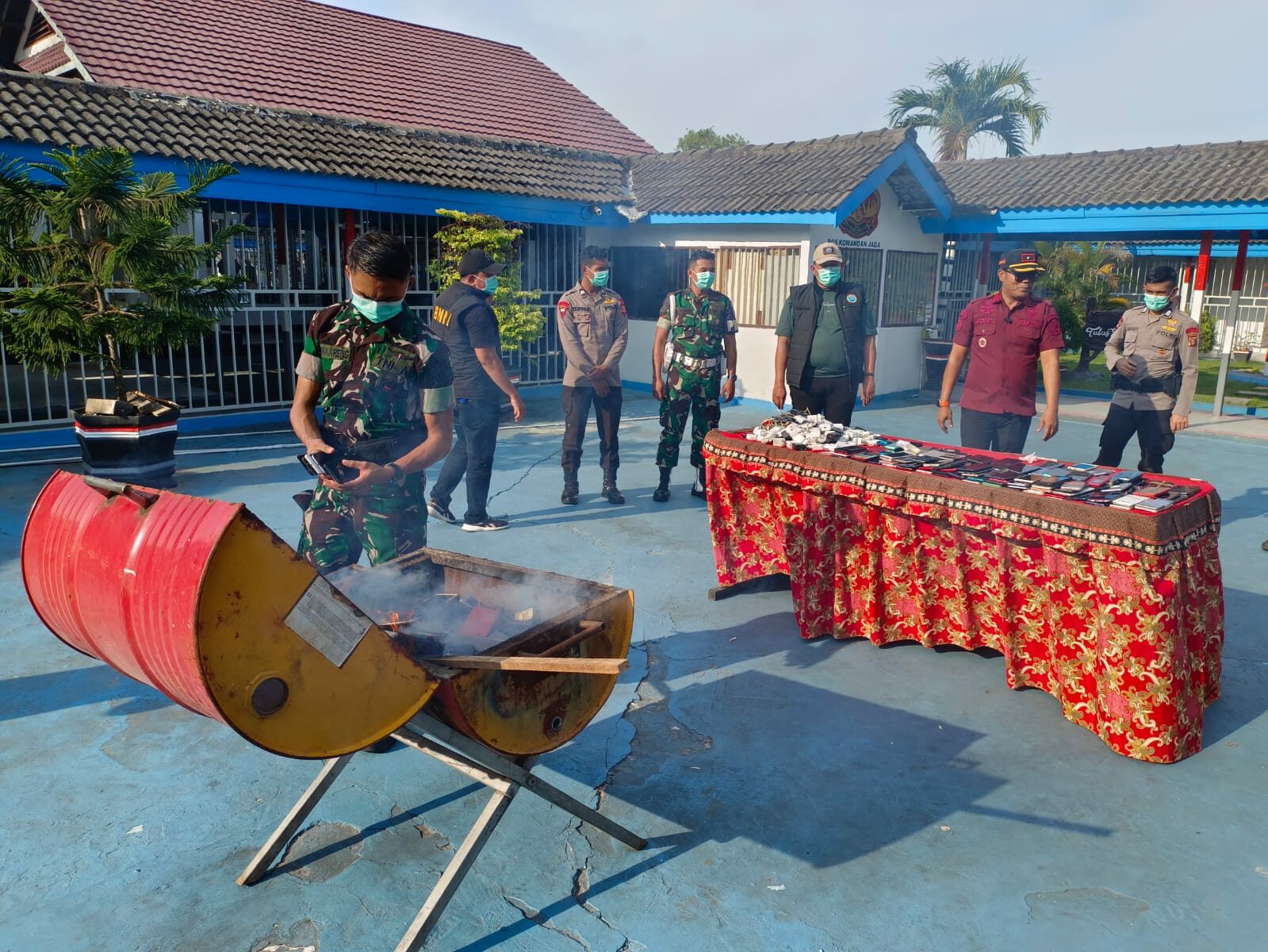 Razia Gabungan, BNNK di RUTAN Balikpapan